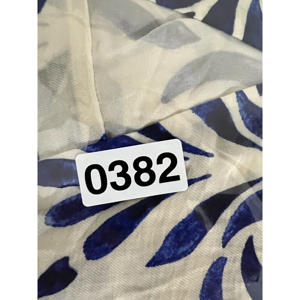 H&M Coastal Floral Dress Blue White Resort Boho Vacation NWT Small - Picture 9 of 9